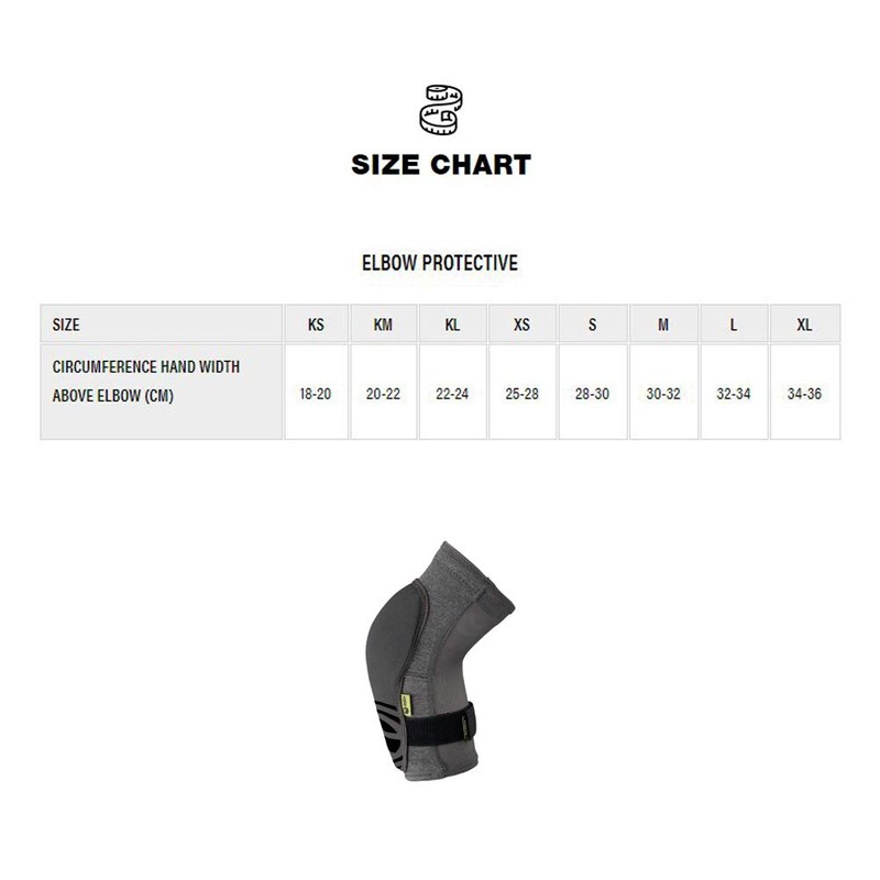 iXS Sports Division Carve EVO+ Elbow Guard Ellbogenschoner, Grey, M