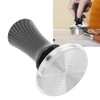 Coffee Hand Tamper 53mm Stainless Steel Balanced Base Carbon Fiber