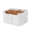 SZYRL Desk Organizer, Marble Remote Holder for Table, Modern Office