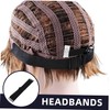 Baluue 3PCS Adjustable Elastic Wig Bands Non Slip Grip Headband