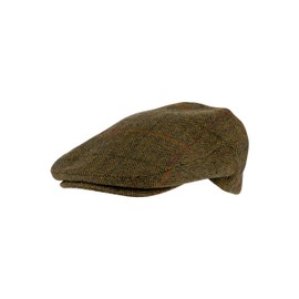 JACK PYKE Junior Wool Blend Flat Cap Tweed Brown, brown