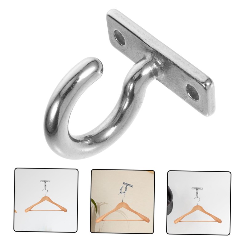 Tofficu Stainless Steel Heavy Duty Ceiling Hooks for Wall Mounting