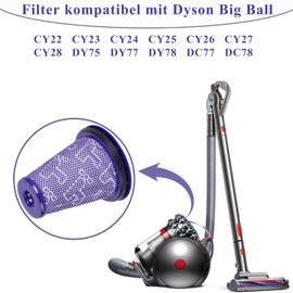 Filter für Dyson Big Ball CY18 CY22 CY23 CY24 CY25 CY26 CY27 CY28 DY75 DY77 DY78 DC77 DC78 Vormotorfilter Staubsauger HEPA Filter 3 Stück