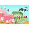 Fruidles Happy Easter Egg Lollipops Suckers, Fat-Free - Individually Wrapped