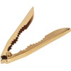 Haofy Cascanueces de Galleta de Cangrejo Dorado con No Deslizante,