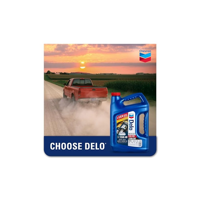 Delo 400 XLE Heavy Duty Synblend Diesel Engine Oil 15W-40,