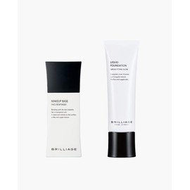 Brilliage Makeup Base + Serum Fitting Glow (60) Set (Makeup Base) SPF25 / PA++ [Foundation] SPF 20 / PA++ [Chiaki Shimada Produce Brand]