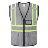 HATAUNKI Reflective Safety Vest for Men Women with Multi-Function Pockets
