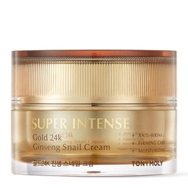 Tony Moly Super Intense Gold 24K Ginseng Snail Cream, 50ml, 1 piece / 토니모리 슈퍼인텐스 골드24K 진생 스네일 크림, 50ml, 1개