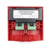 Alnicov Resettable Call Point with Alarm Sounder Lift Cover Protector,