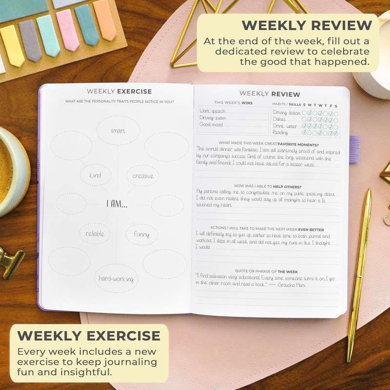 Clever Fox Gratitude Journal – Happiness, Positivity & Affirmation Daily