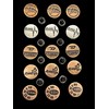 Loty Store 15 Sets 20mm Replacement Jeans Buttons Pants Metal