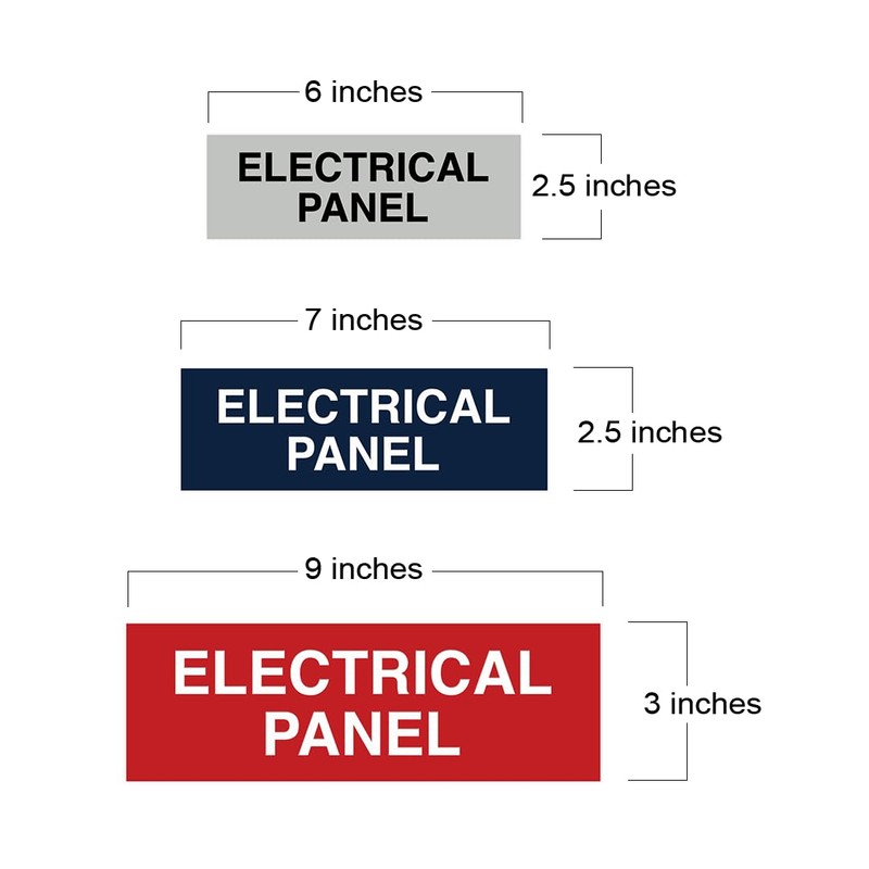 All Quality Basic Electrical Panel Sign - Fire Regulation Safety