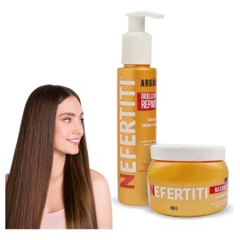 Tratamiento Y Mascarilla Cabello Seco Con Aceite De Argan