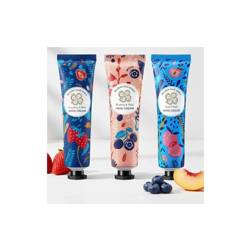 3pzs Crema Hidratante Para Manos Reparadora Extracto Natural