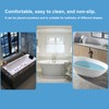 Full Body Bath Pillow - Bath Mattress Cushion with Adjustable