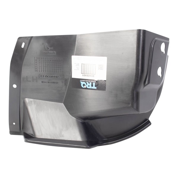 Front Left Forward Inner Fender Liner Black Drivers Side Compatible