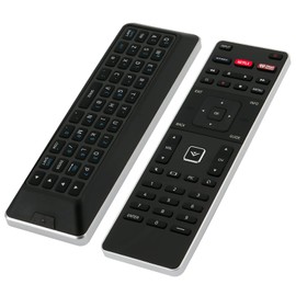 XRT500 Replace QWERTY Dual Keyboard Remote fit for Vizio Smart TV with Backlight Backlit 3 Shortcut APP Key M55C2 M60-C3 RS65B2 RS120-B3 M43-C1