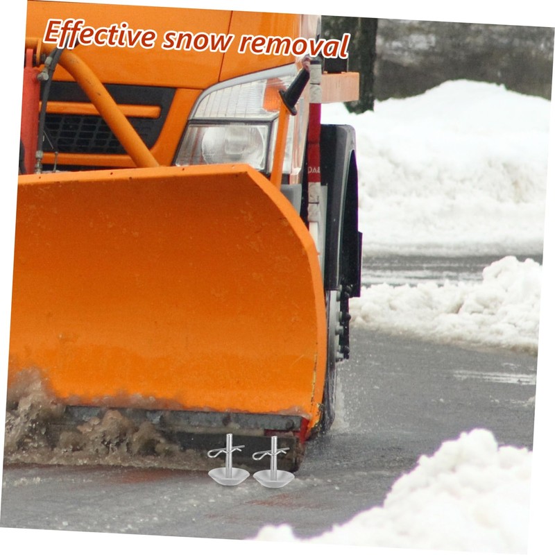 BESPORTBLE Snow Removal Plow Shoes Metal Replacement Parts Kit for/Skid