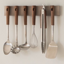 우드시엘 Cooking Utensil Set - 6-Piece Stainless Steel Kitchen Tool Set
