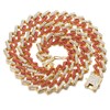 Halukakah Diamond Cuban Link Gold Chain for Men Iced Out,13MM