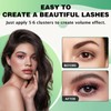 Lash Clusters 96pcs Individual Lashes Y08 D Curl 14mm Cluster