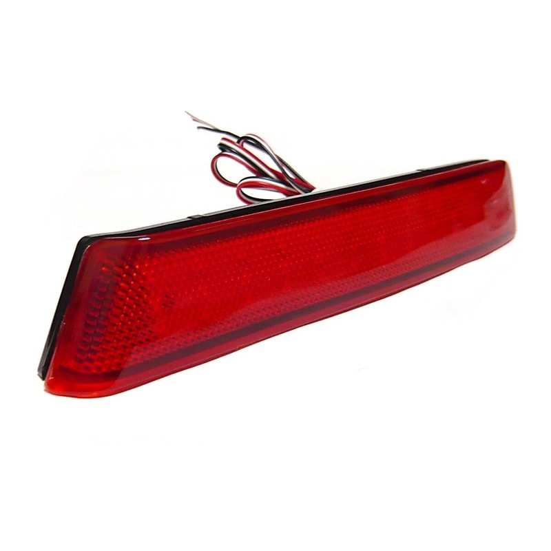 N-BOX NBOX Custom JF1.2 LED Reflector, Red, Left and Right