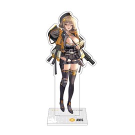 ALGERNON PRODUCT NIKKE Acrylic Stand, Anise, Approx. W1.7 - 4.1 x H4.7 inches (43 - 106 mm) x H120 mm (Acrylic)
