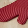 KITCHENAID Ribbed Soft Silicone Oven Mitt 2-Pack Set, 7.5"x13", Passion