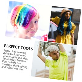 LALAFINA 7sets Hair Dye Kit Mixing Bowls and Brushes for Easy Hair Coloring for Salon Use and Tinting