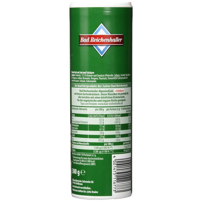 Bad Reichenhaller Herbal Iodine Salt 300 g