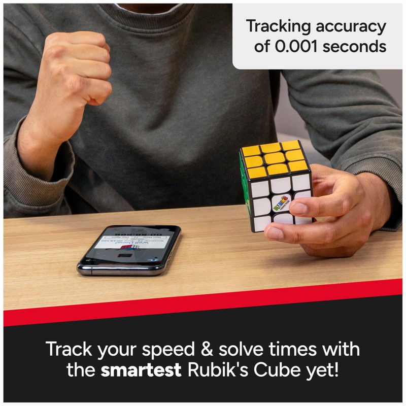 Rubik's Cube, The Official Rubik’s ConnectedX, Bluetooth-Enabled 3x3 Speed Cube