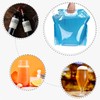 ZBJBinCH Folding Water Bag PE Plastic Drinking Water Container Portable