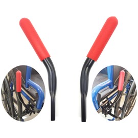 7.4”Wheelchair Brake Handle Extensions, Bending Wheel Lock Extensions for Wheelchair,Transport Chair,Heavy Wheelchair,Reclining Wheelchair,Maintain The Original Width of The Wheelchair(1Pair,Black)