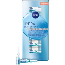 Nivea Hydra Skin Effect 7 Day Ampoules Treatment (7 x 1 ml), Highly Concentrated Face Care Treatment for Visibly Plumped Skin, Facial Treatment with Pure Hyaluronic [HA]