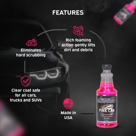 LANE'S Car Cleaning, Car Wash Soap The Perfect Shampoo for Auto, Exterior Care Products, High Foaming with Gentle Formula, 16 ounces