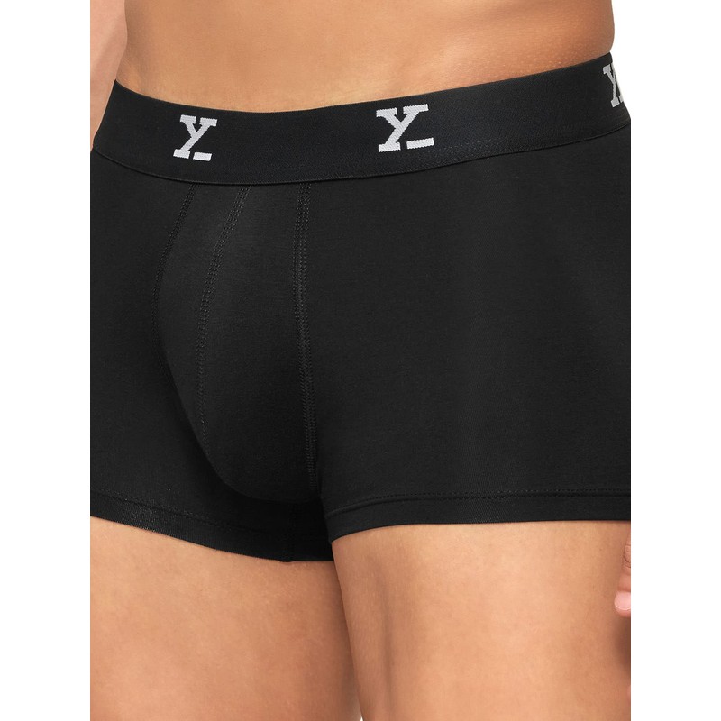 XYXX Men's Ace Micromodal Regular Fit Solid Antimicrobial Swimming Trunks