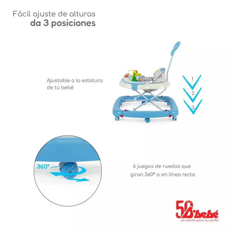 D'bebé D´bebe Andadera Mecedora Rocking Star 2 En 1 Color