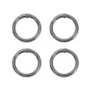 PATIKIL Spring O Rings, 4Pcs 1.3 Inch Metal Round Clips