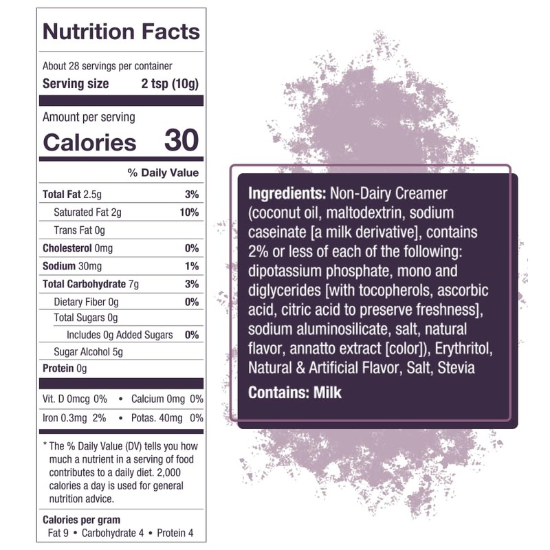 5 SPARROWS Sugar-Free White Chocolate Flavored Drink Mix- Stevia, Keto