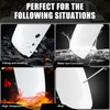 White Directly Replacement Side Mirror Covers Caps for 2015-2022 Chevy