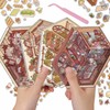 4 Pcs 3D House Sticker Paper Miniature Model Paper Dollhouse