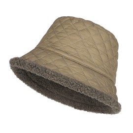 Bucket Hat Women's Winter Fishing Hat Warm Winter Hat Thickened Winter Hat Double-Sided Wear Wool Hat Ear Protection Women's Hat Elegant Bucket Hat Foldable Fishing Hat for Outdoor Sports Travel,