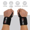 FELTER FITNESS Muñequera Deportiva, Soporte y Protección para Levantamiento de