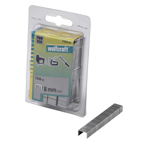 Wolfcraft Staples (Type 059, Extra Hard Steel), 7203000 by Wolfcraft
