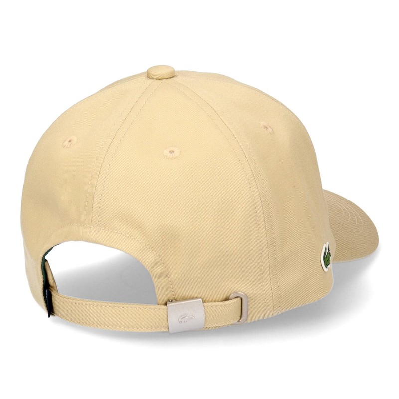 Lacoste Big L Logo Twill Cap, 006 beige