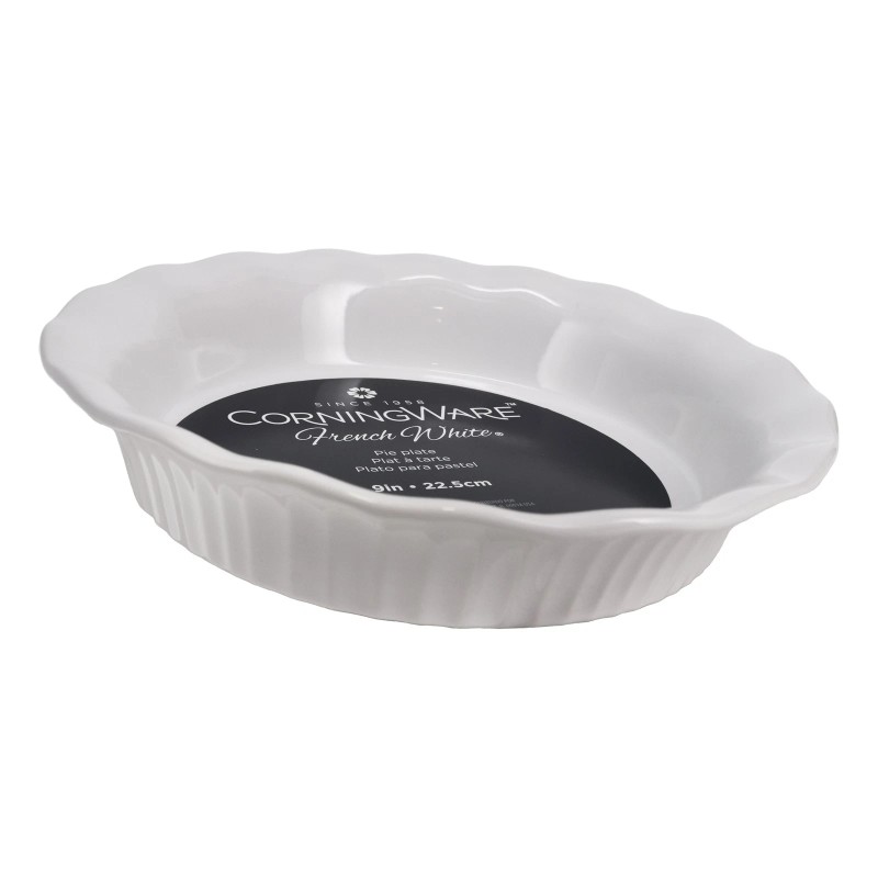 CorningWare FW111 French White 9 in Pie Plates (2-Pack)