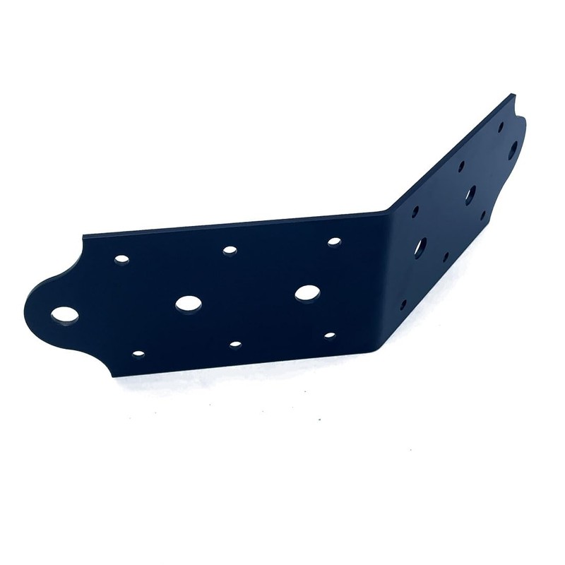 4 Pcs Heavy Duty Flush Inside 45-Degree Angle Bracket Steel