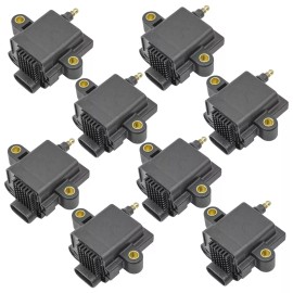 Caltric 8-Pack Ignition Coils for Mercury Sterndrive 1100 1350 Qc4V 9.0L V8 Engine