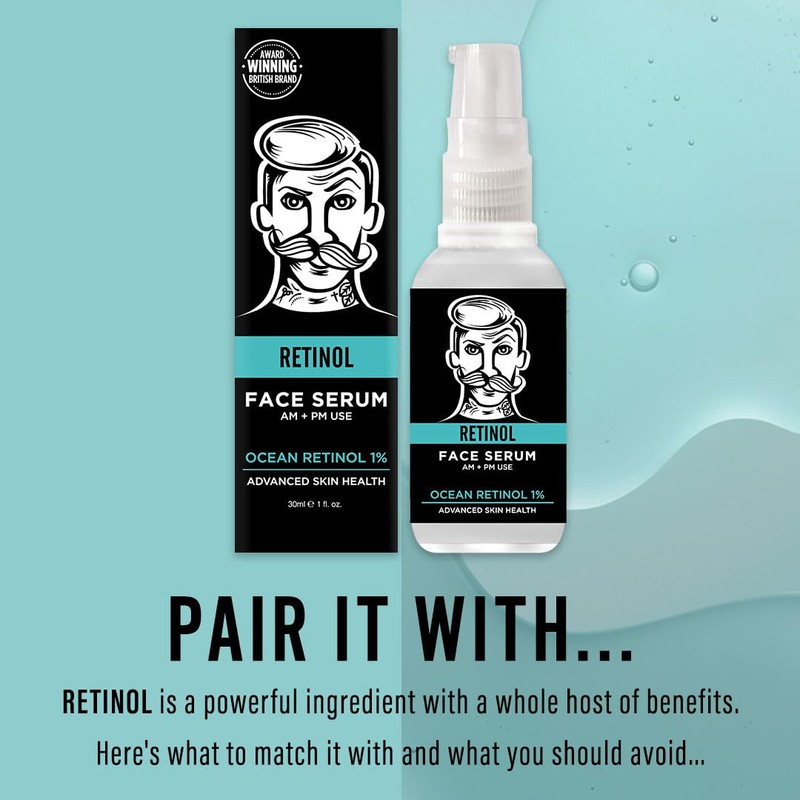 BARBER PRO RETINOL SERUM | Overnight Serum | Mens Face